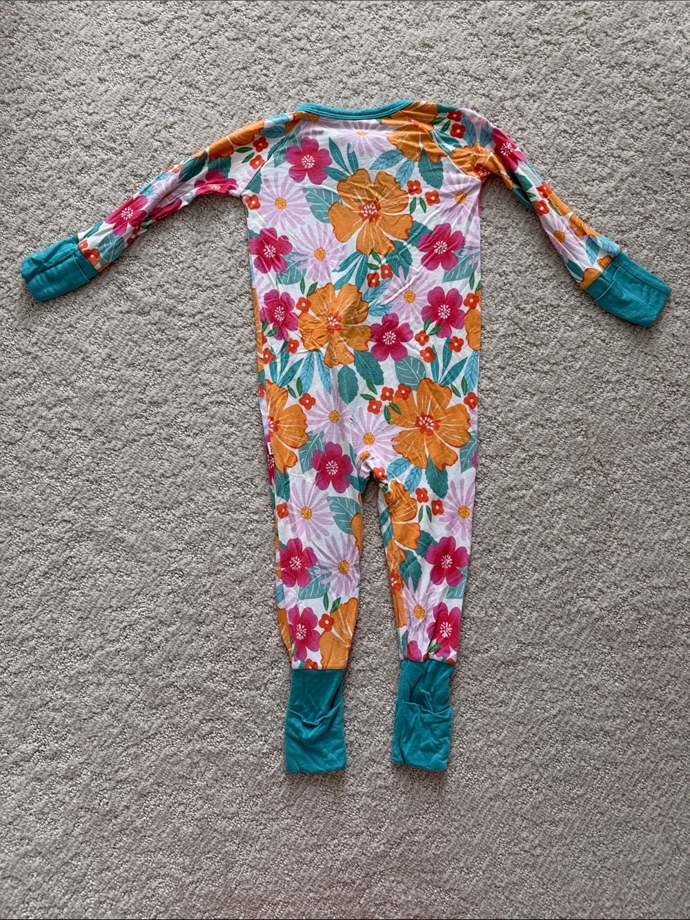 Little Sleepies Beachy Blooms Zippy